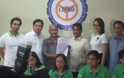 GrabCar files for Provisional Authority (PA) in LTFRB on behalf of its GrabPeers