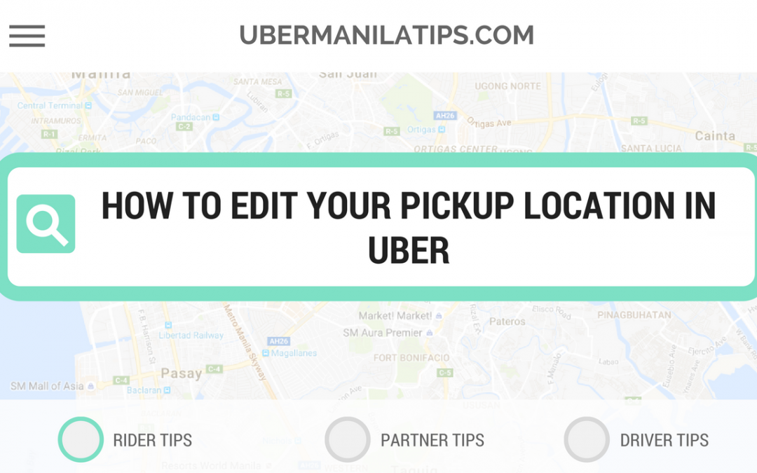 How to Edit your Pickup Location in Uber