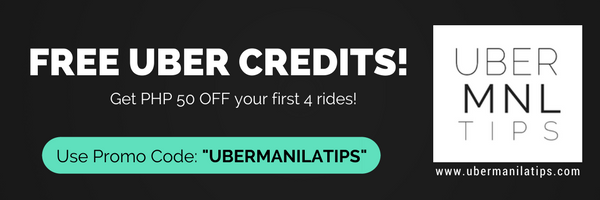 Get a Free 2 Uber Rides up to Php 100 each when you sign up with Uber! Use Promo Code: UBERMNLPROMO200